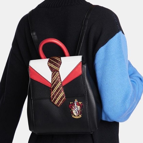 DANIELLE NICOLE GRYFFINDOR HARRY POTTER TIE MINI BACKPACK - Picture 3 of 10